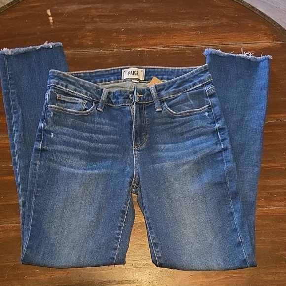 PAIGE Denim - PAIGE Women's Dark Blue Ankle Jeans #893